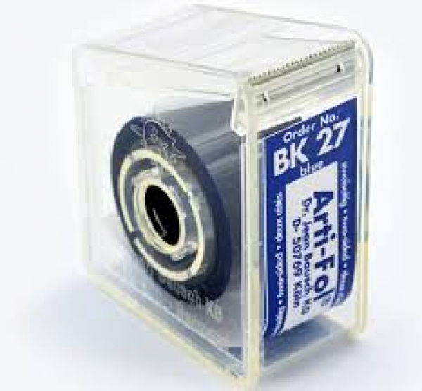 Bausch BK27 Arti-Fol 8µ Rolle im Spender 20m doppelseitig 22mm breit blau